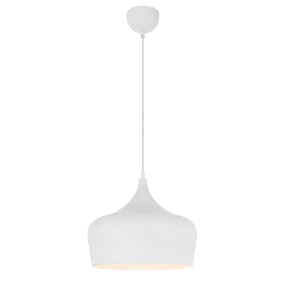 Piper Dome White Pendant Light
