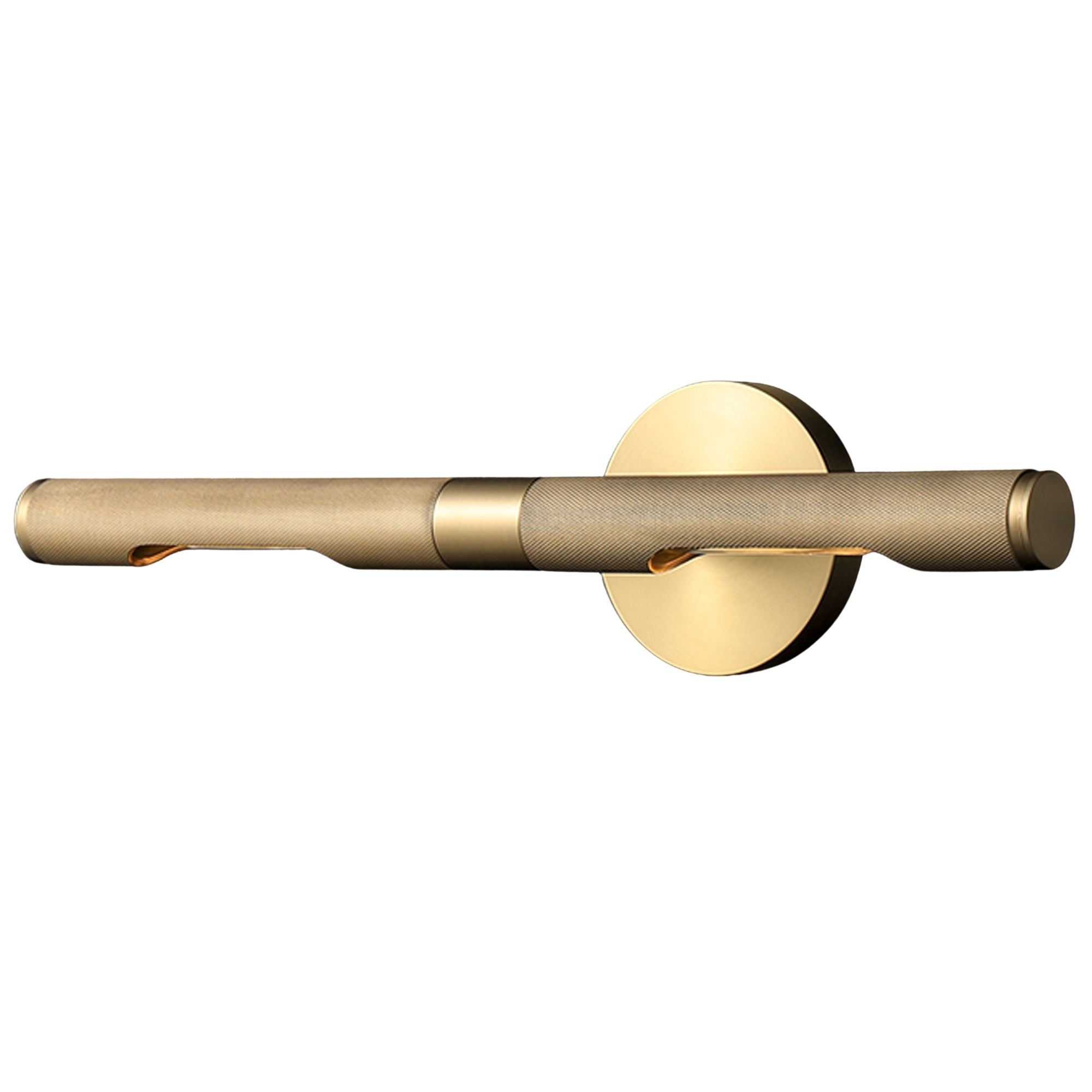 Brass Slim Round Tube Functional Picture Wall Light