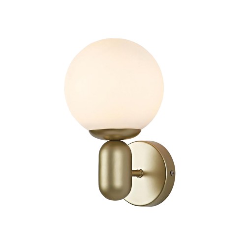 Avignon Gold Opal White Wall Sconce