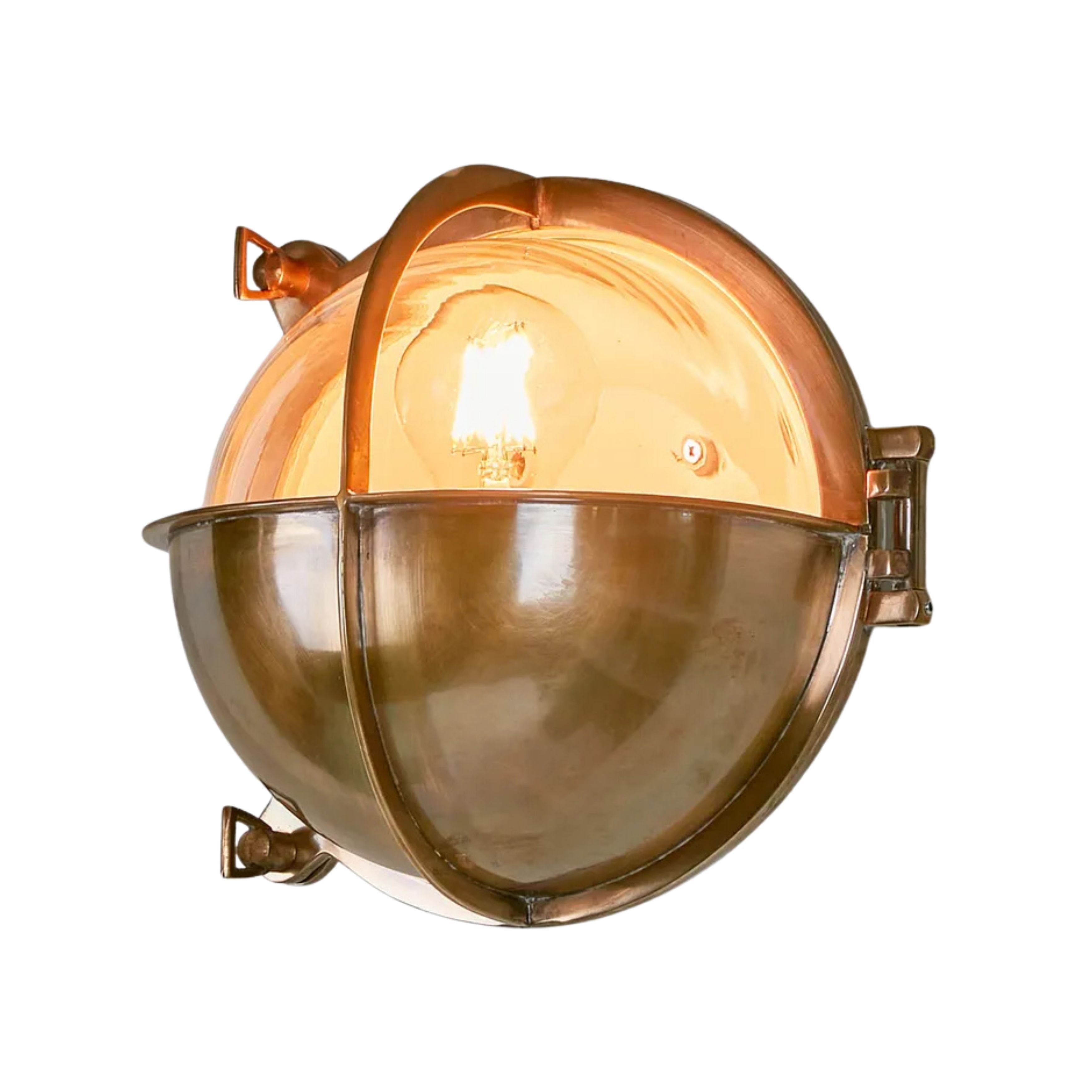 Salzburg Antique Brass Outdoor Wall Light