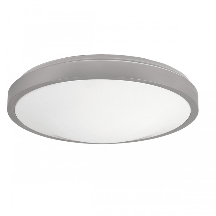 Round Silver Trim Acrylic LED Close To Ceiling Light