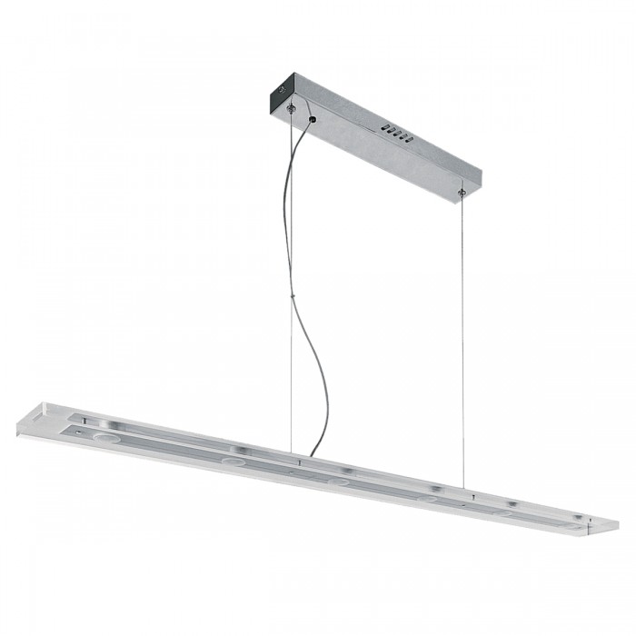 Strip Suspended 6 Light Linear LED Pendant Light