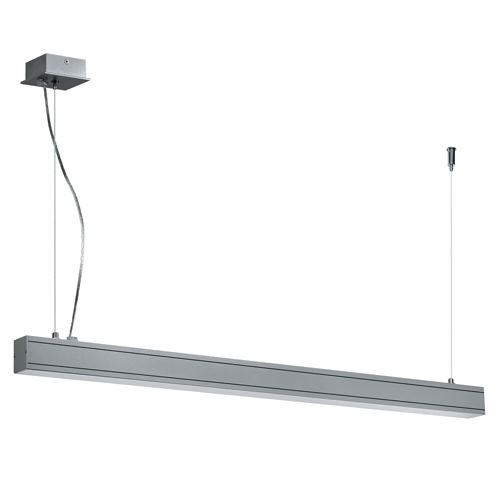 Linear Suspension Mount Striplight Pendant Light - Grey