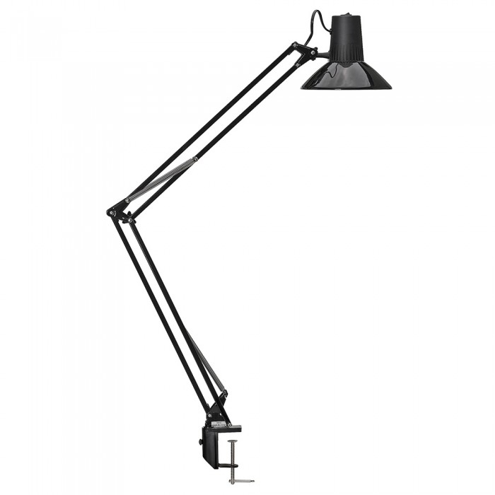 Equipoise Black Adjustable Clamp Task Lamp