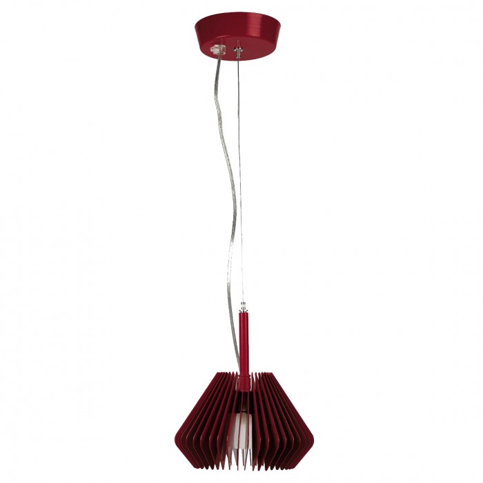 Segmento Red Contemporary Pendant Light