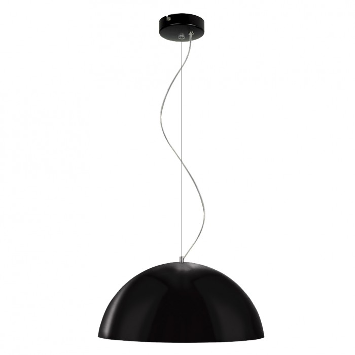 Retro Dome Black Modern Pendant Light