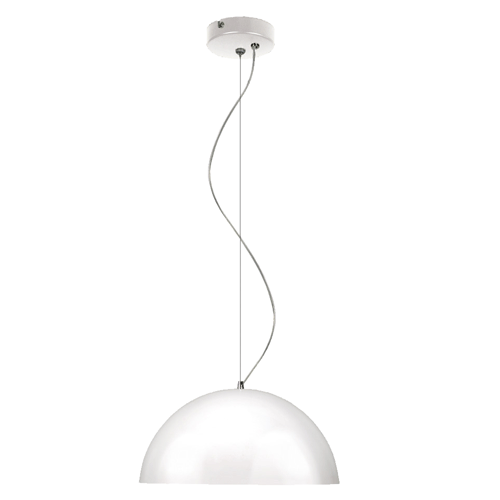 Retro Dome White Modern Pendant Light