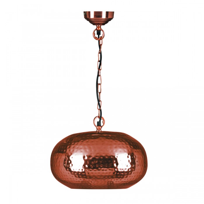 Adra Orb Copper Moroccan Metal Pendant Light