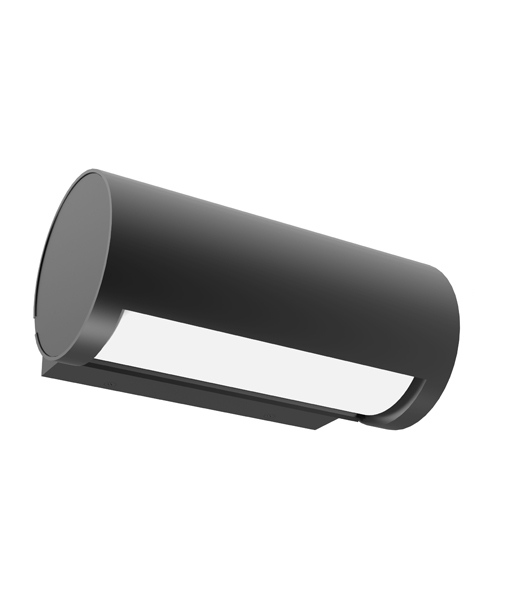Seville Dark Grey Eyelid Exterior Wall Light