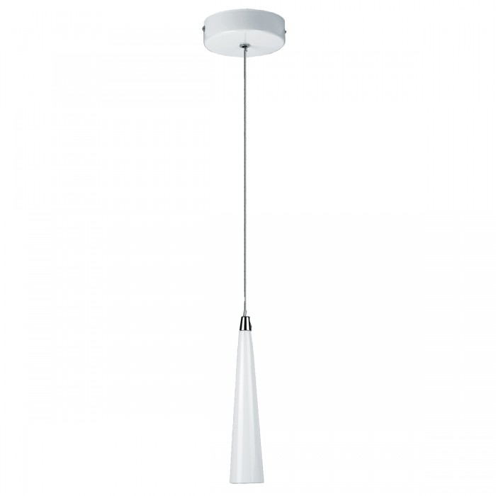 Slimline Cone White LED Pendant Light