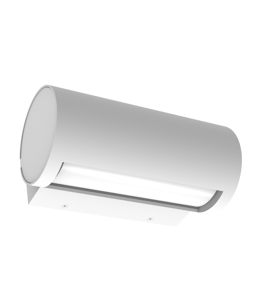 Seville White Eyelid Exterior Wall Light
