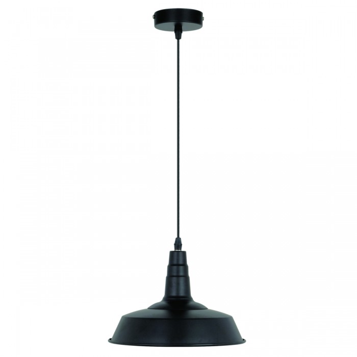 Industry Black Metal Pendant Light