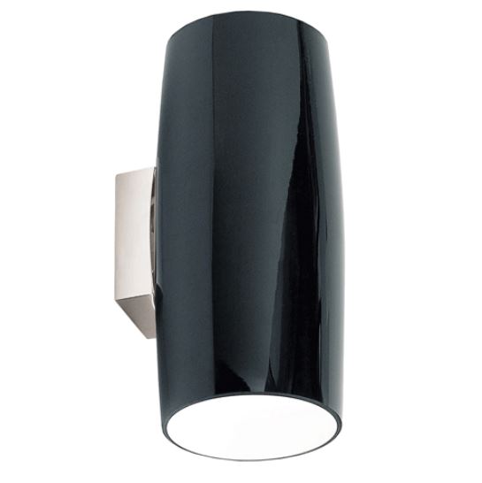 Grand Gloss Black Minimalist Wall Light