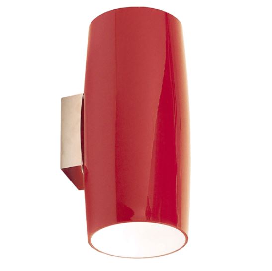 Grand Red Minimalist Wall Light