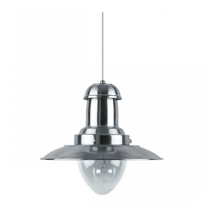 Fisherman Satin Chrome Pendant Light