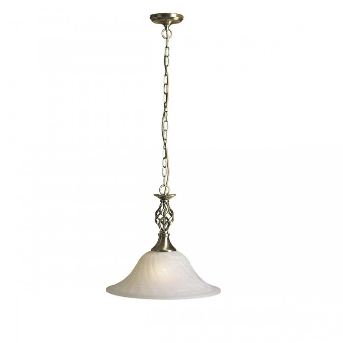 Devon Opal White Traditional Pendant Light