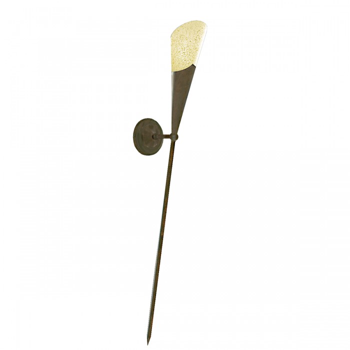 Gothic Torch Decorative Bronze Wall Light