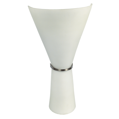 Cone Up And Down Glass Siloet Wall Light
