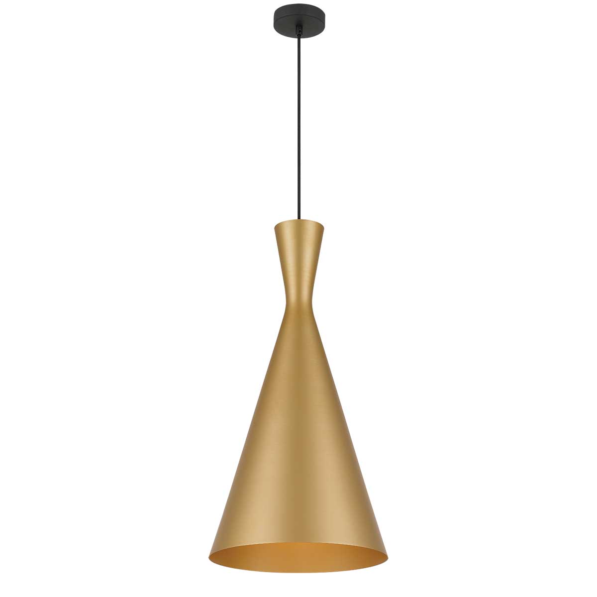 Forli Narrow Cone Gold Pendant Light