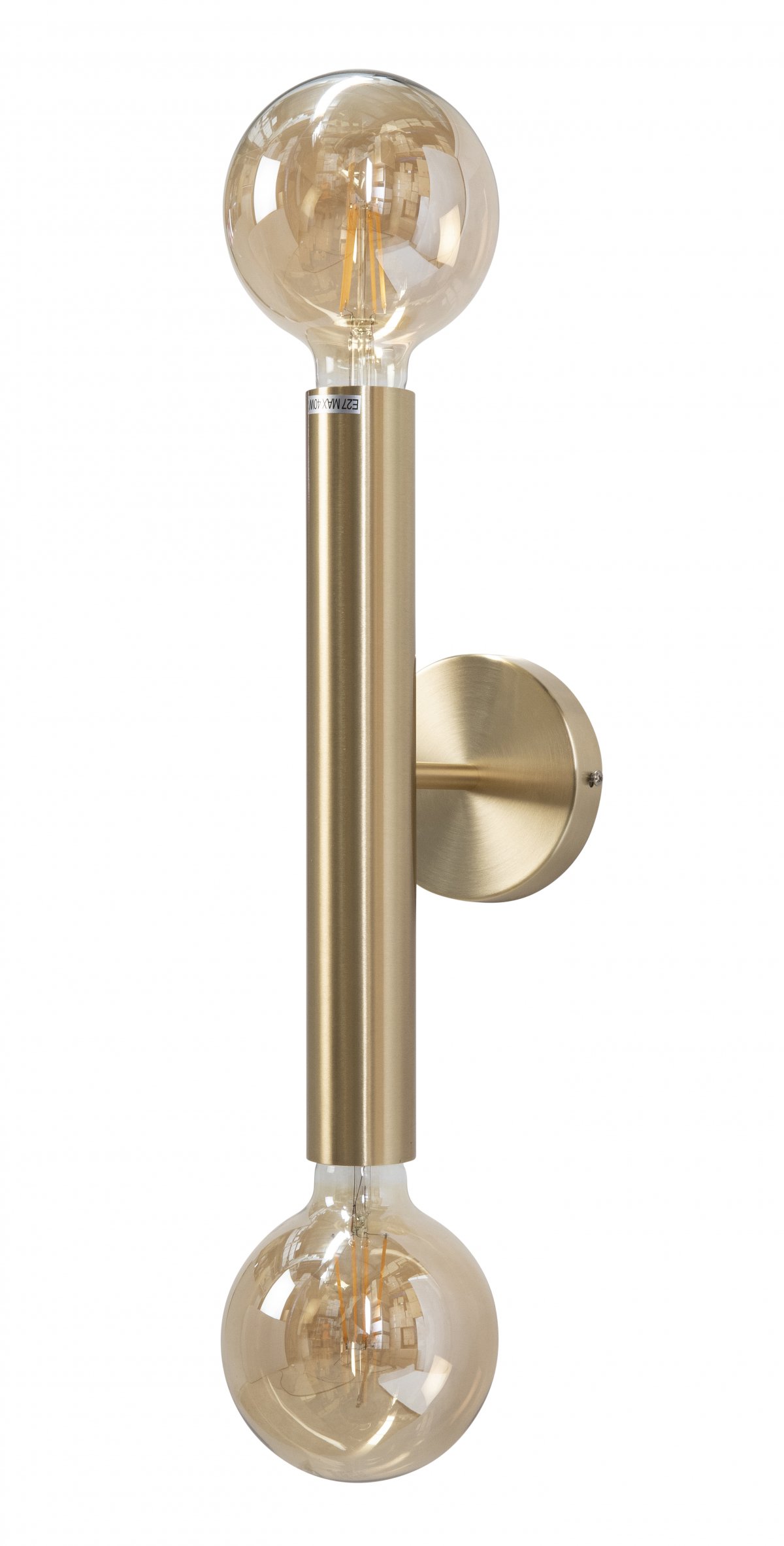 Radiant 2 Light Gold Indoor Wall Light