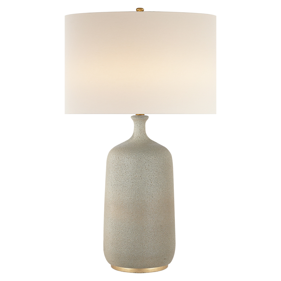 Culloden Volcanic Ivory with Linen Shade Table Lamp