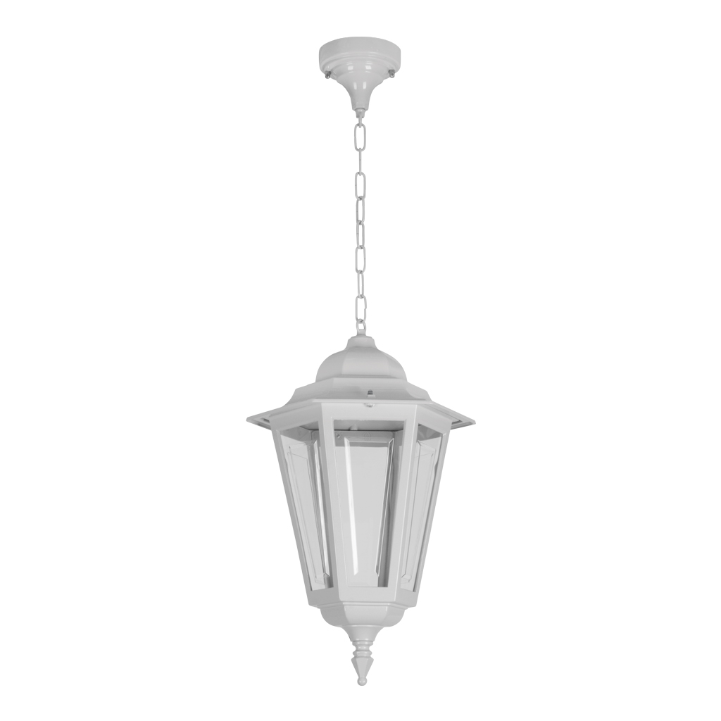 Tortona Acrylic White Lantern Outdoor Pendant Light