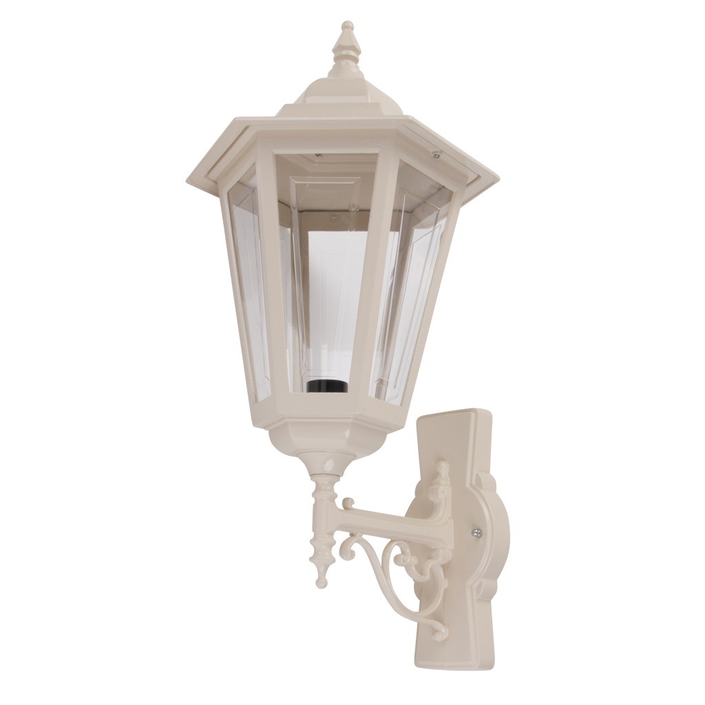 Tortona Acrylic Beige  Upward Outdoor Lantern Wall Light