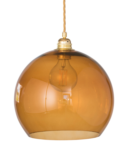 Rowan Dome Toast Glass Pendant Light