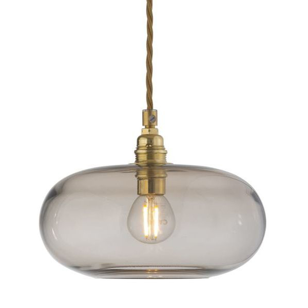 Horizon Chestnut Brown Glass Pendant Light