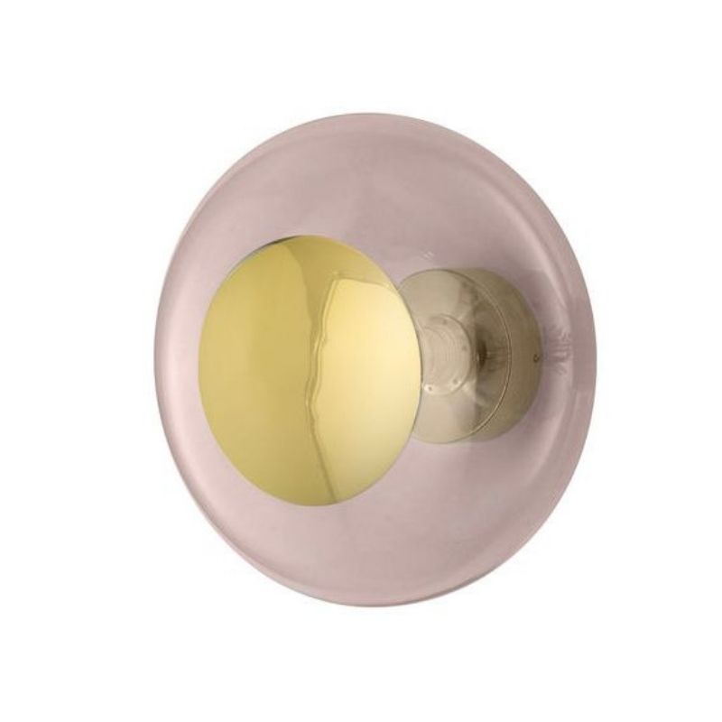 Horizon Bright Coral Glass Ceiling/Wall Light