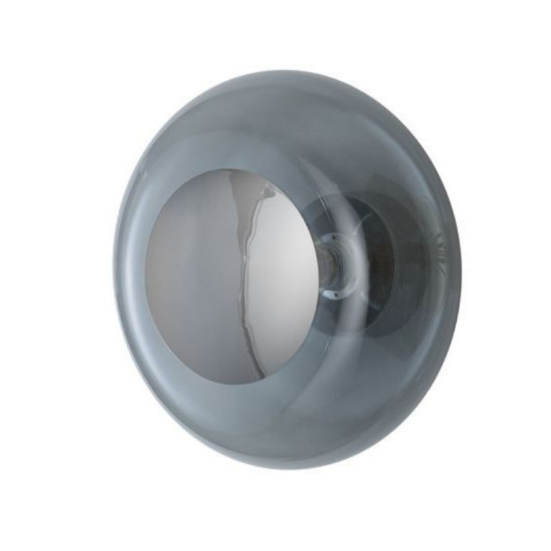 Horizon Smokey Grey Glass Ceiling/Wall Light