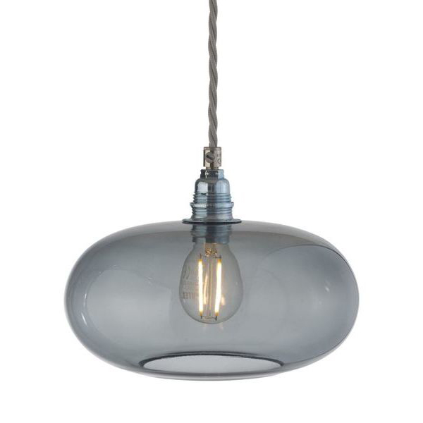 Horizon Smokey Grey Glass Pendant Light