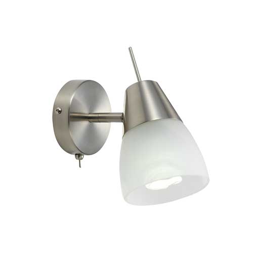Gabby Nickel Marble Shade Wall Light