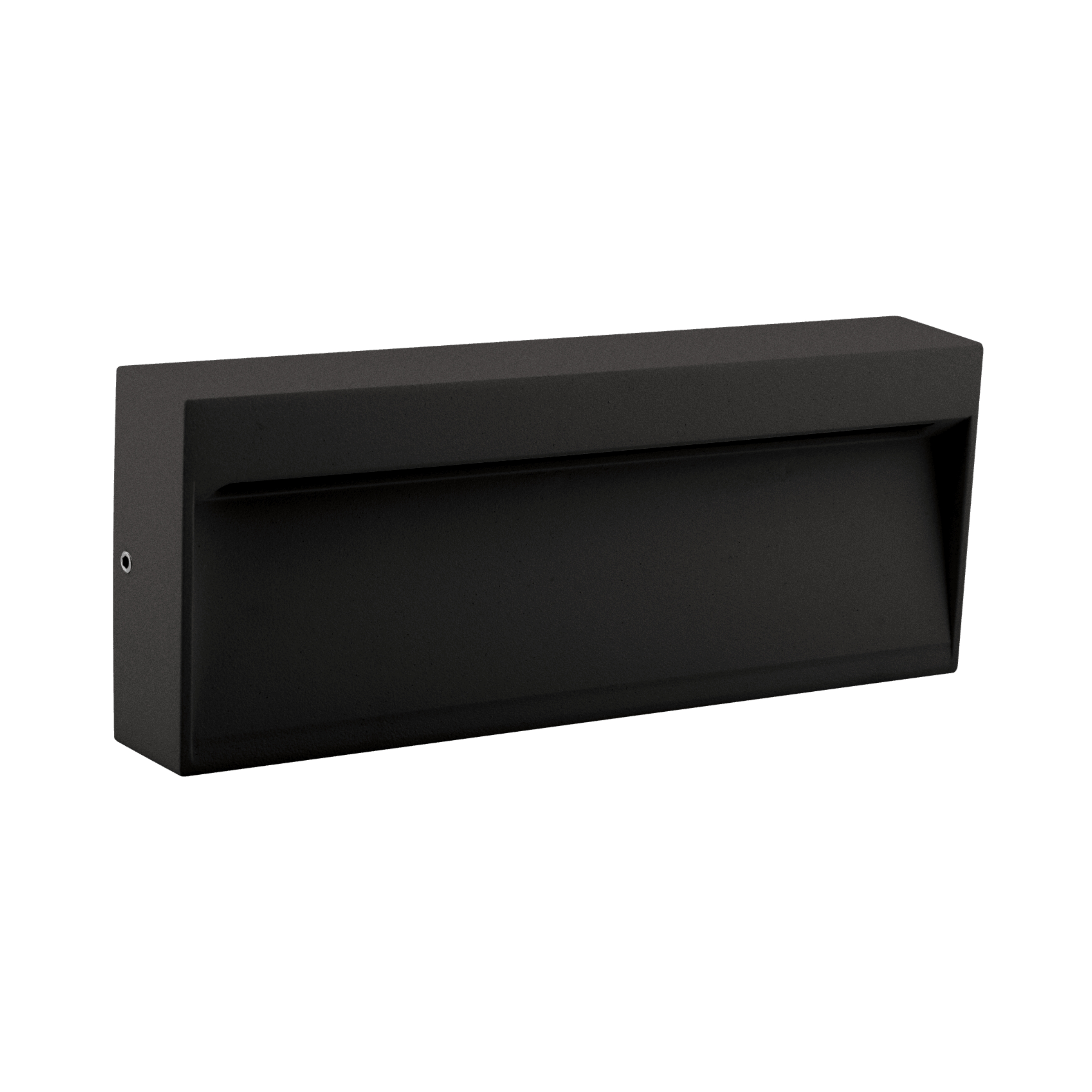 Zeke Pro 8W Black Rectangular Wall Light