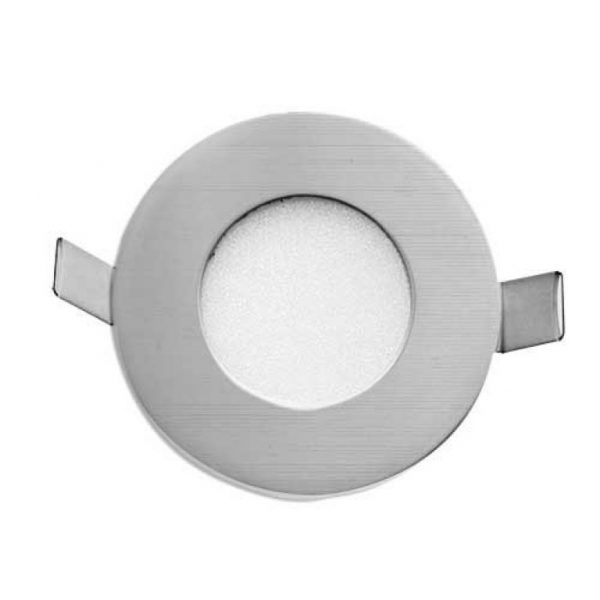 Sante Round Nickel Recessed Step Light