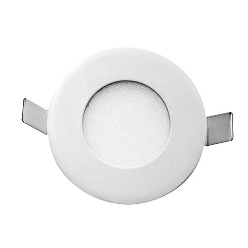 Sante Round White Recessed Step Light
