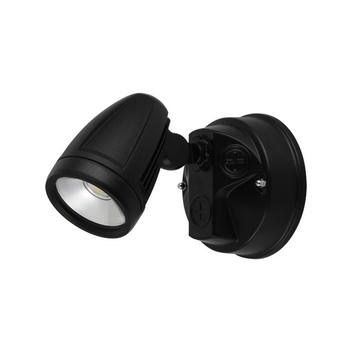 Chopper Black 1 Head Spot Tri Colour LED Security Light