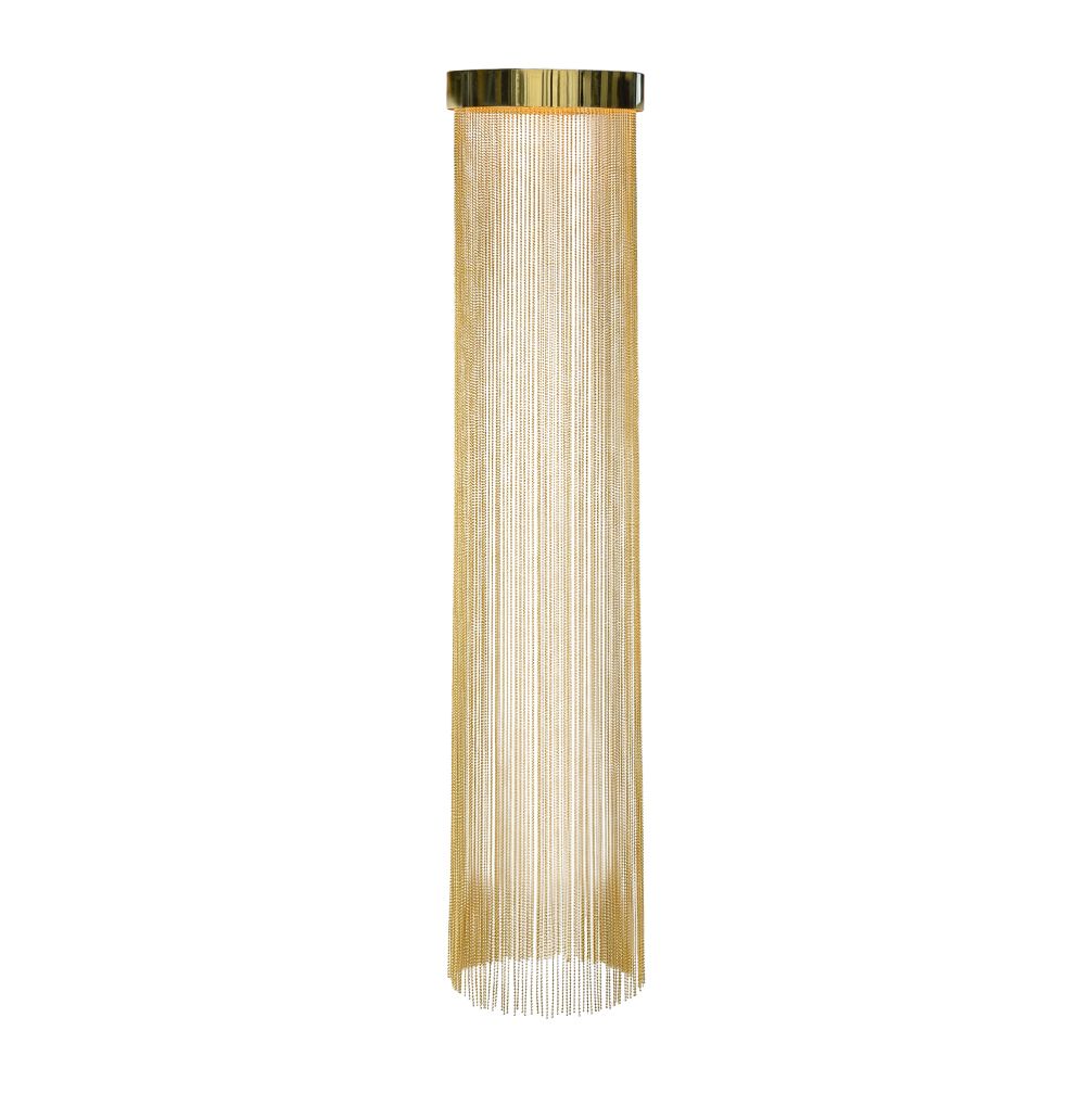 Felicity Gold Metal Drape Close To Ceiling Light