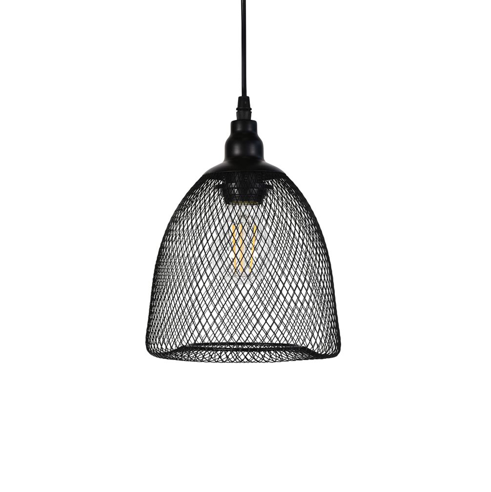 Clark Black Mesh Small Pendant Light