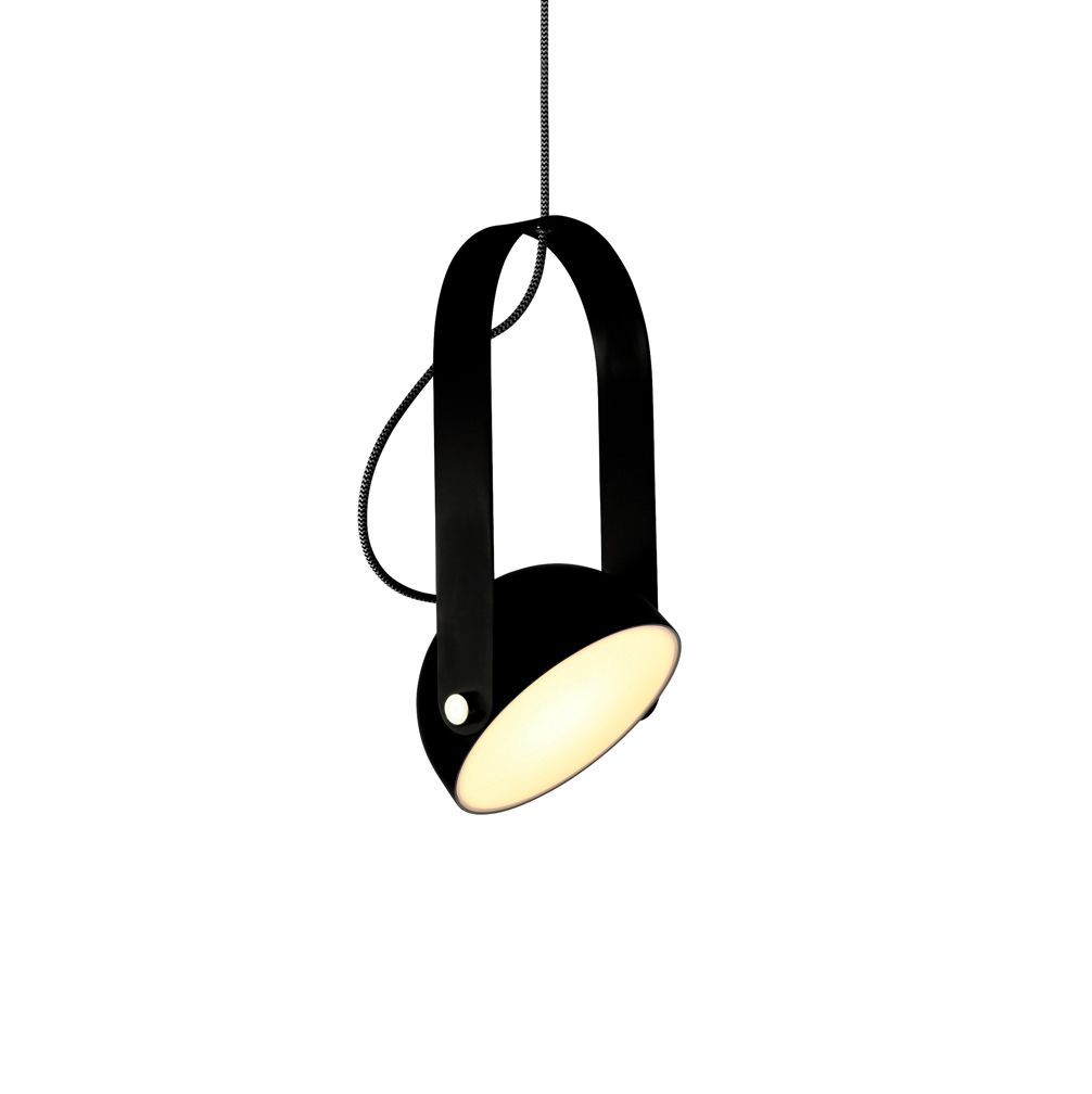 Pickman Dome Black Adjustable Shade Pendant Light