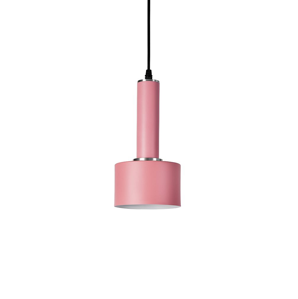 Rose Cylindrical  Pink Small Pendant Light