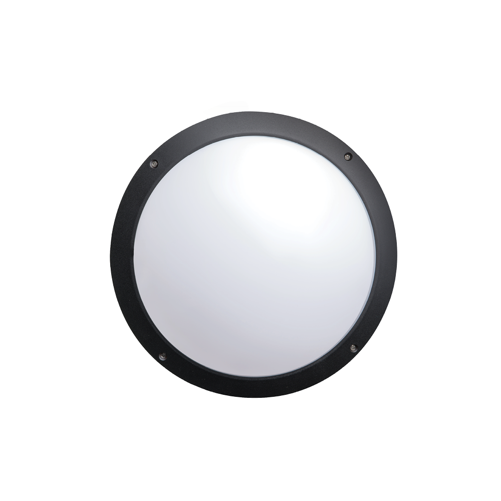 Lily Black E27 LED Exterior Wall Light
