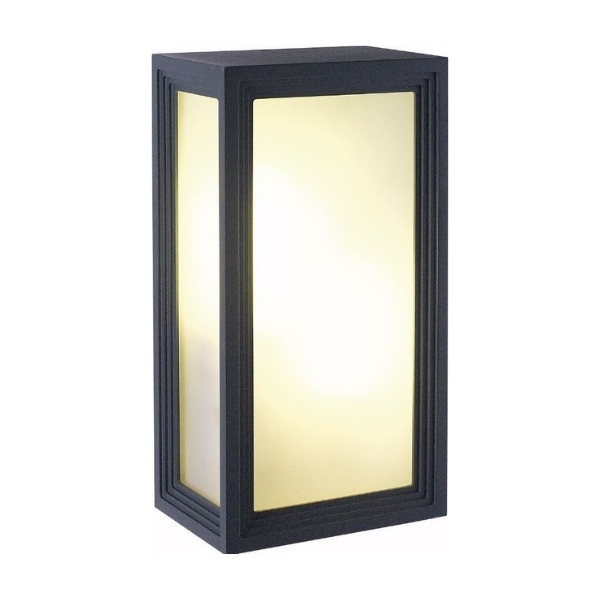 Mason Black Exterior Wall Light