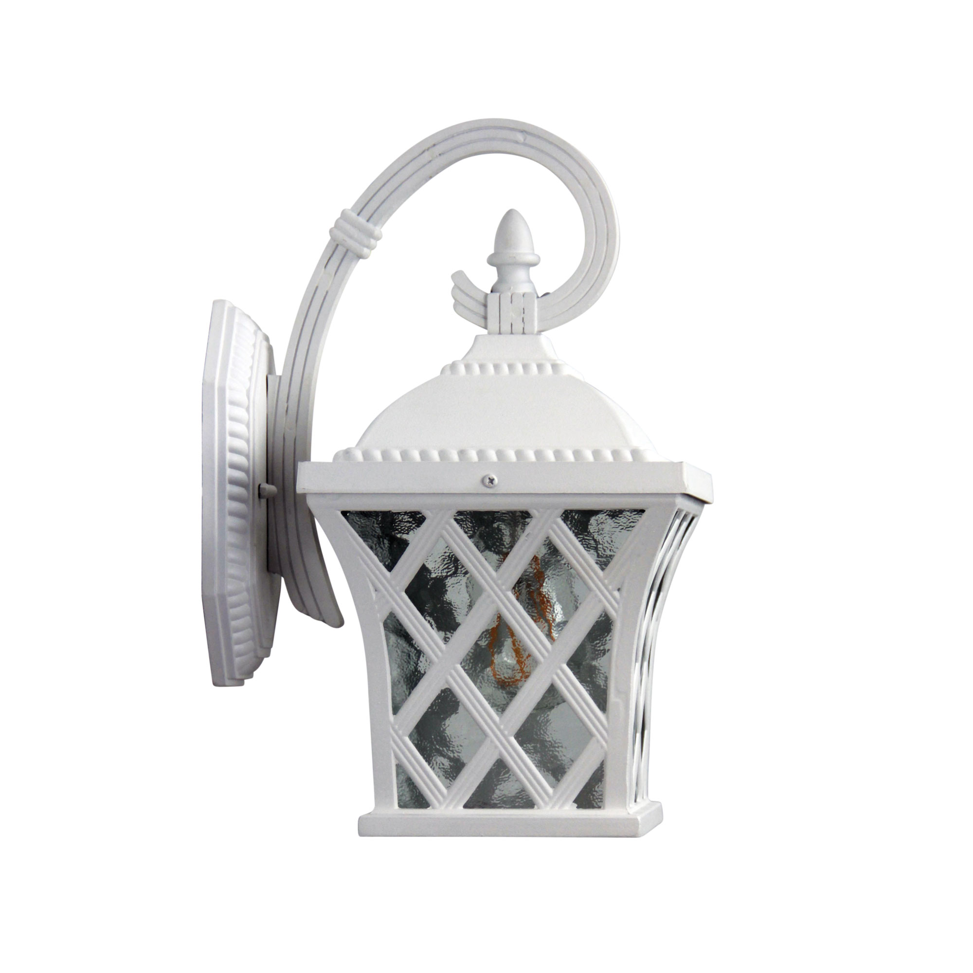 Gregor White Outdoor Coach Wall Light
