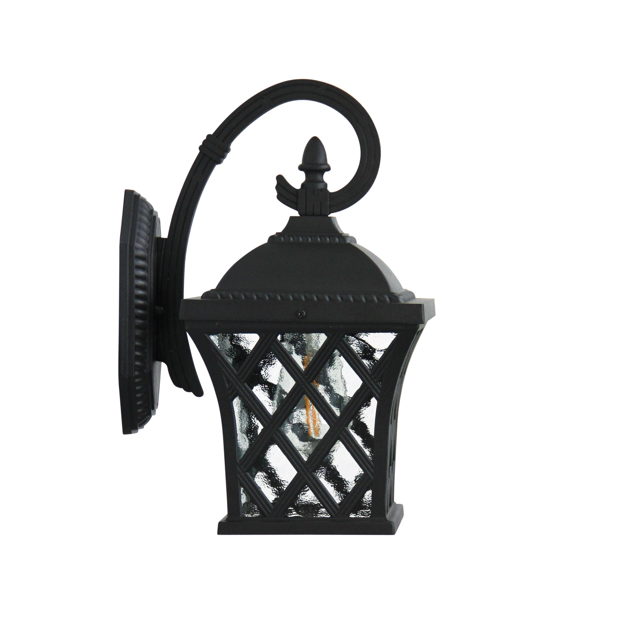 Gregor Black Outdoor Coach Wall Light