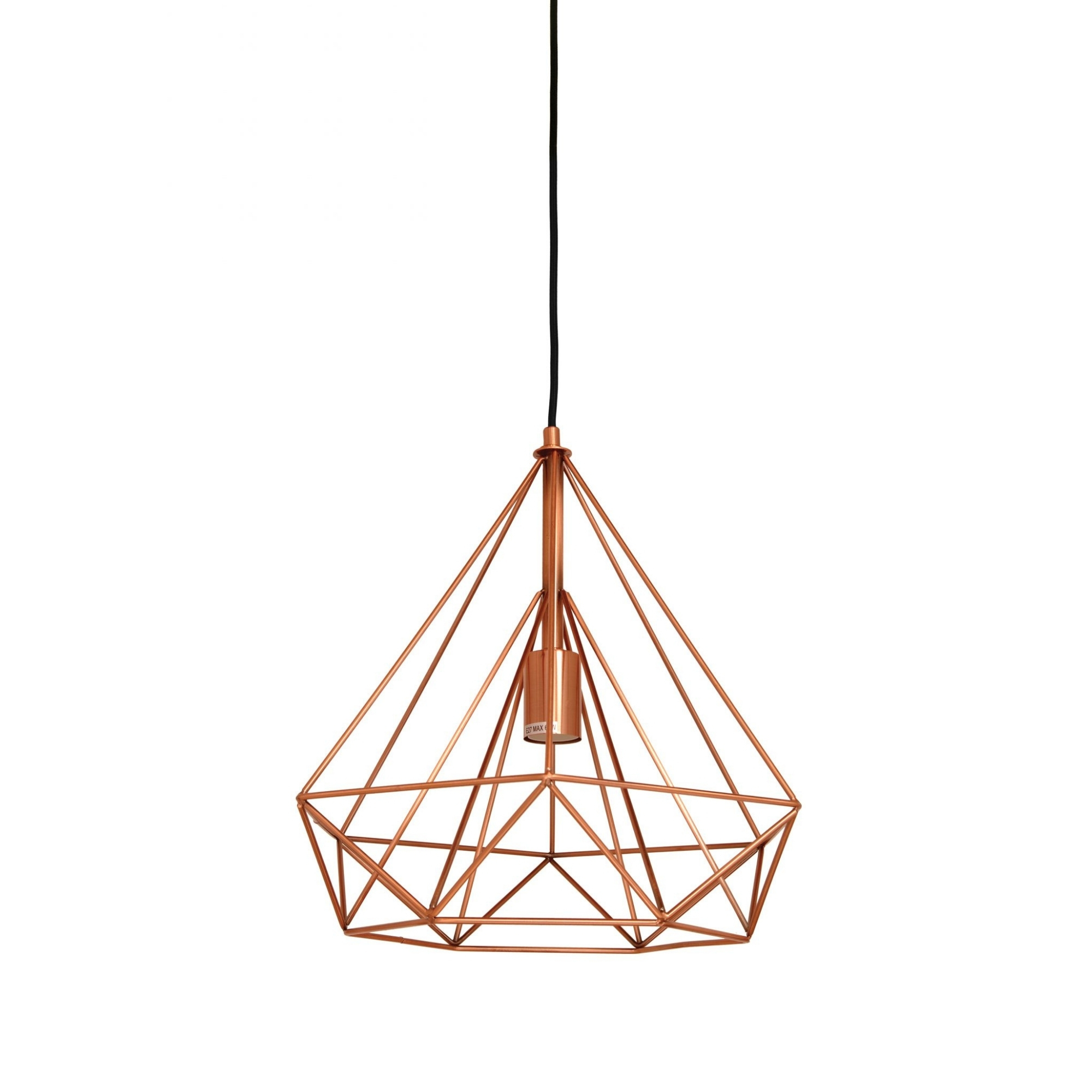 Mateo Angular Antique Copper Industrial Pendant Light