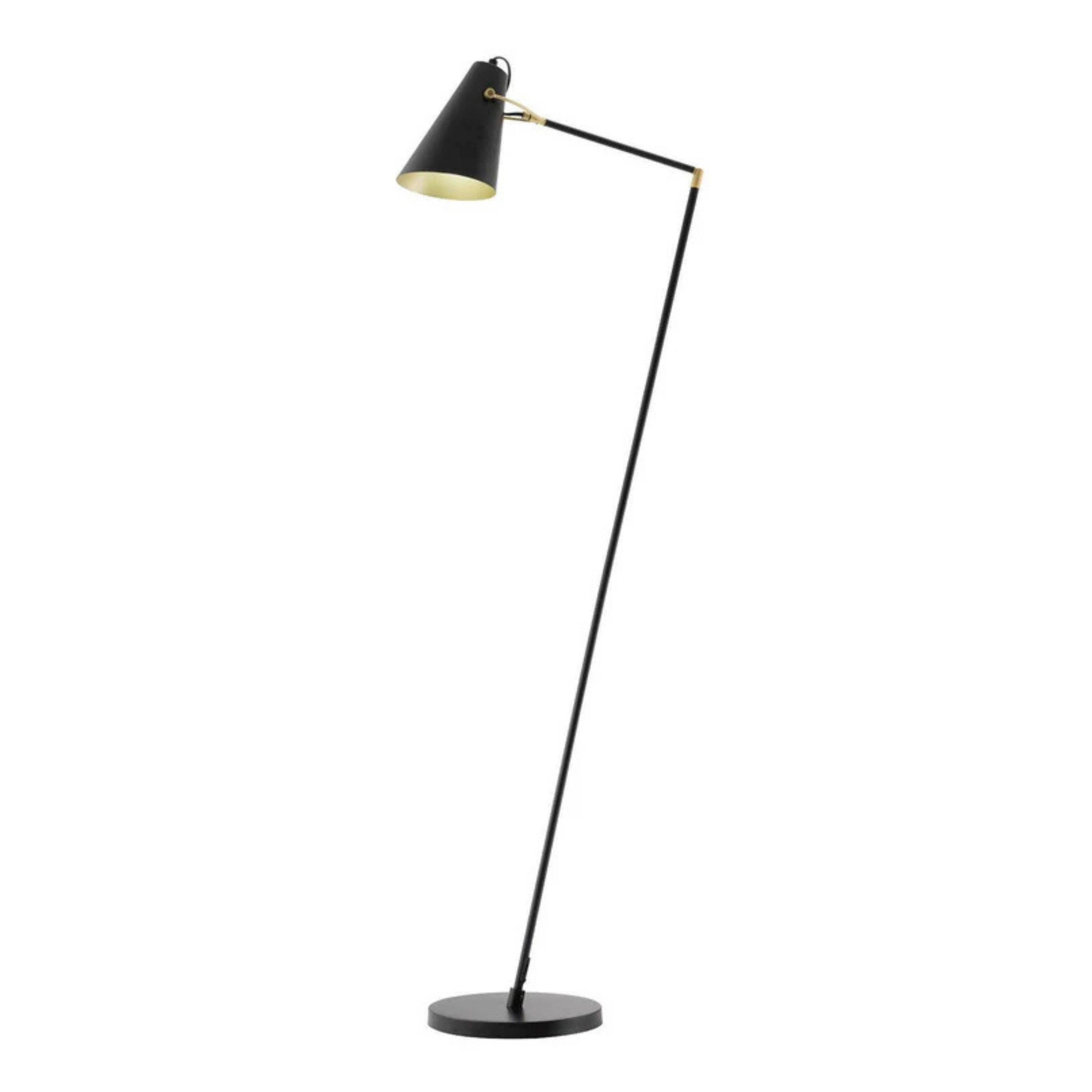 Covington Black Cone Head Adjustable Floor Lamp