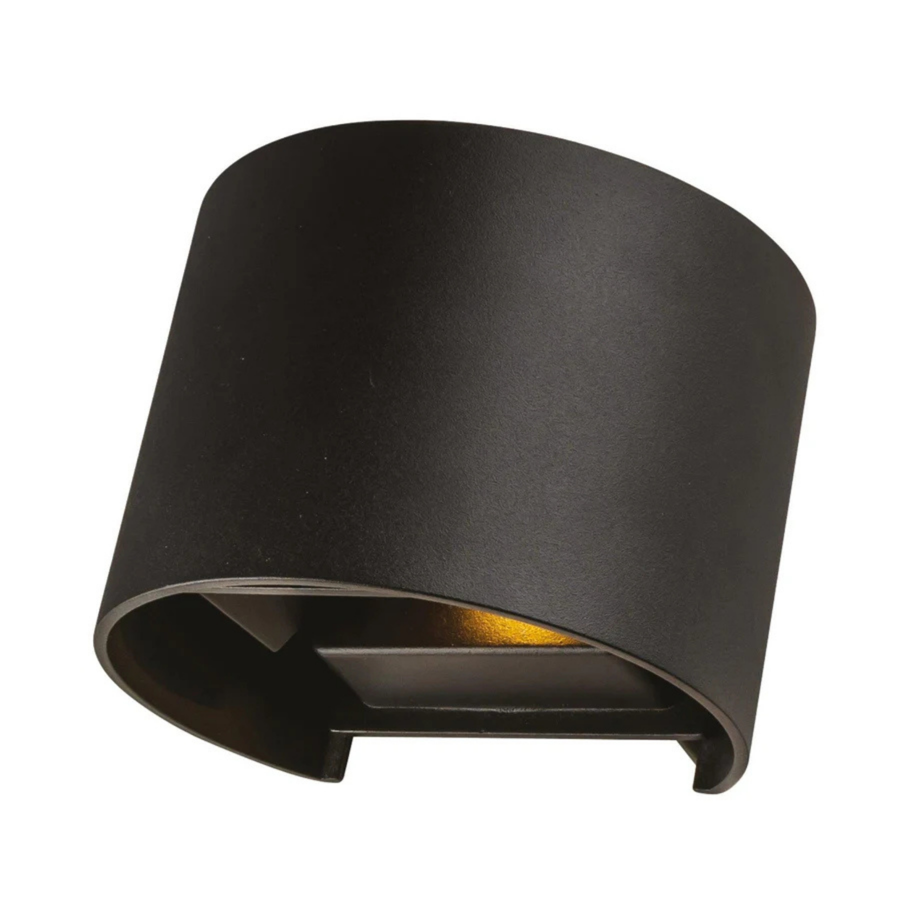 Clinton Black Up/Down Outdoor Wall Light