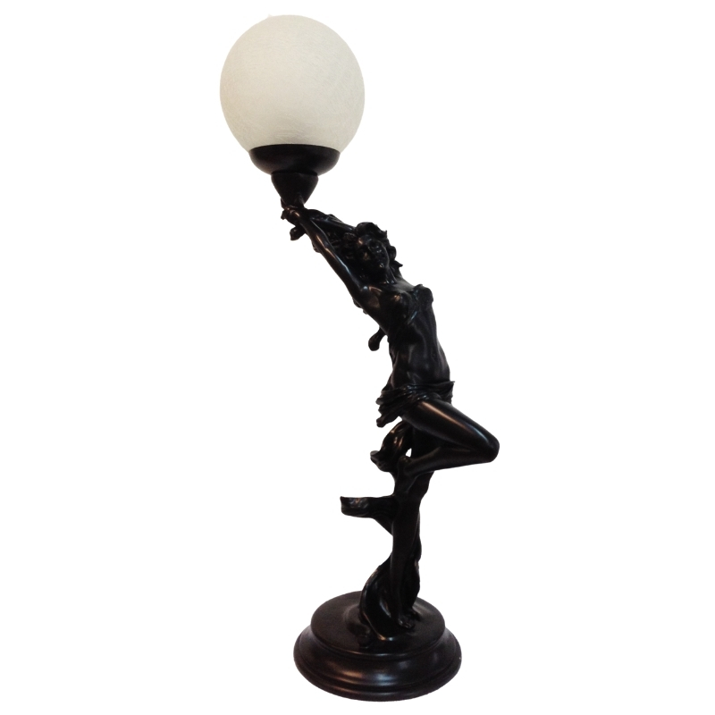 Marina Black Art Deco Table Lamp