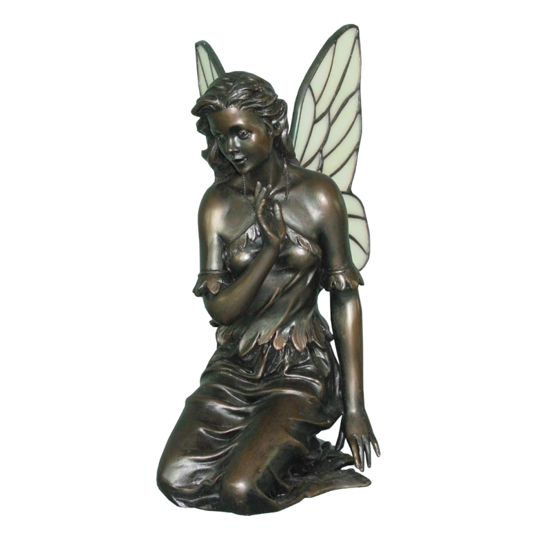 Kneeling Fairy Art Deco Table Lamp